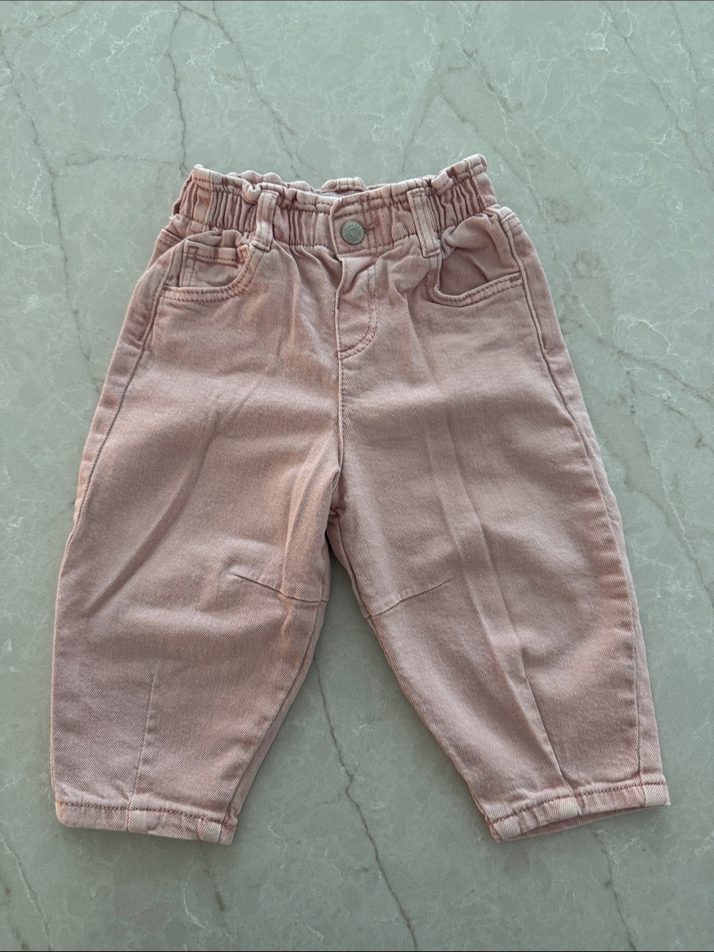 Zara Dusty Pink cute Jeans Size 1 1/2 years 18 mos